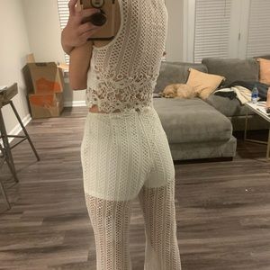 Two piece lace suit!